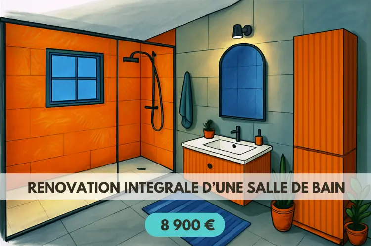 renovation totale salle de bain AVI31- Prix d'une rénovation intégrale de salle de bain à Auterive