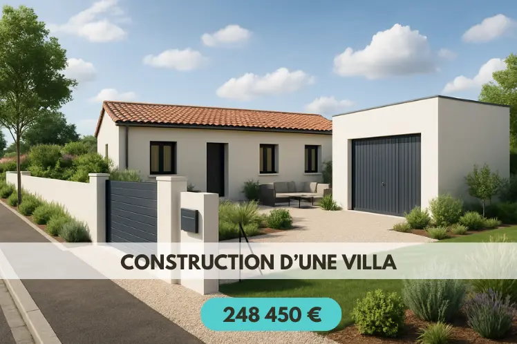 AVI31- Visuel informatique de la construction d'une villa sur Auterive